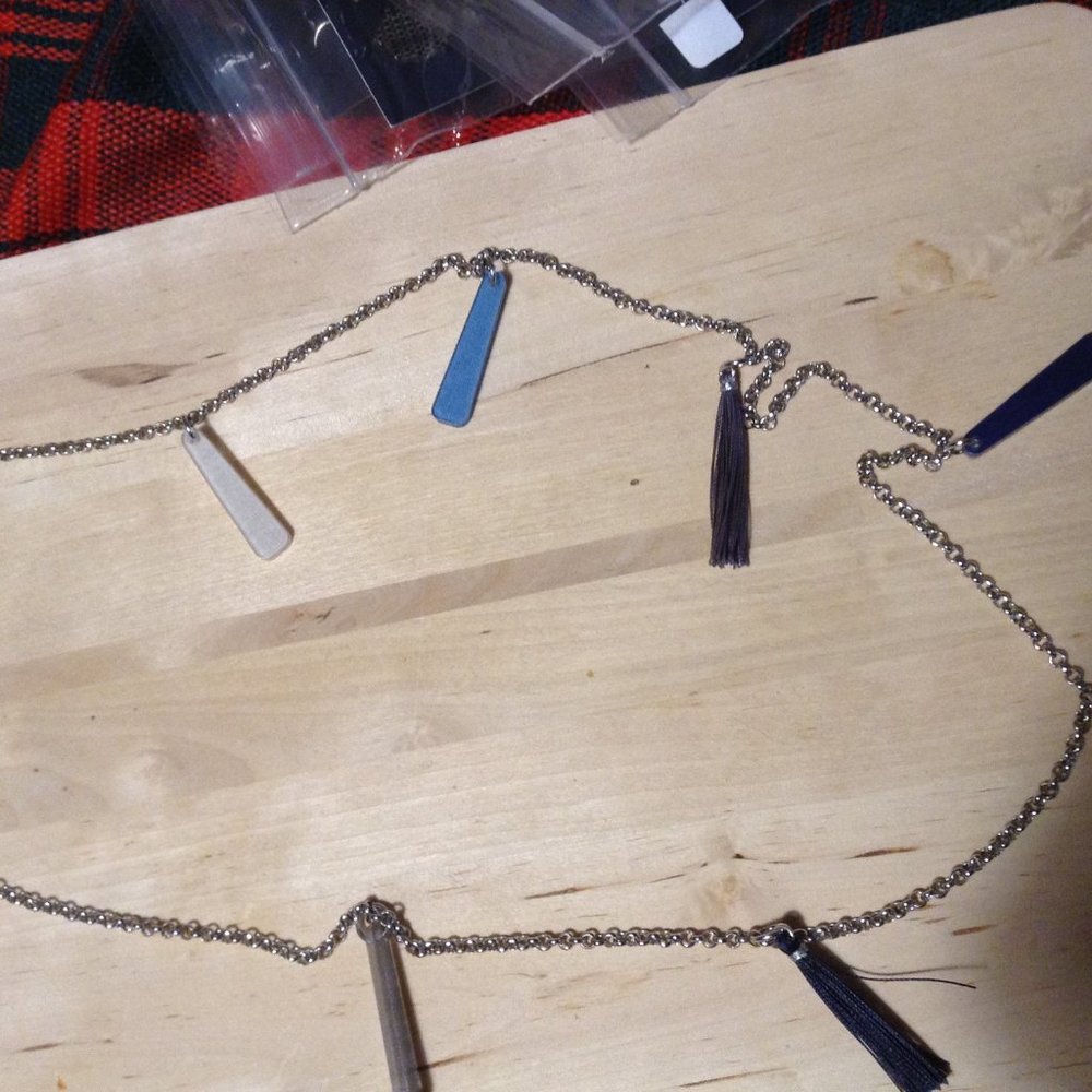Happy Necklace blue mix by Color by Amber